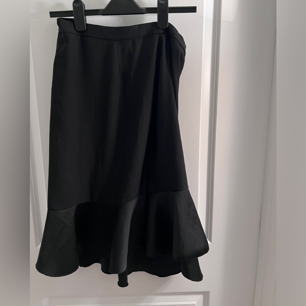 Zara midi skirt with ruffles